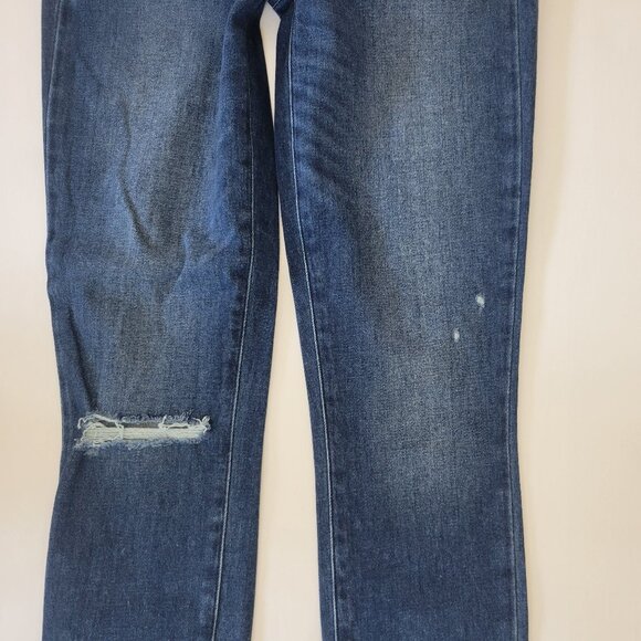 PAIGE  Margot High Rise Skinny Ankle Distressed Jean, Lookout Destructed - Picture 2 of 13